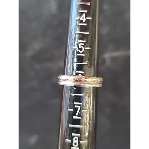 925 Sterling Silver Labradorite Ring Size US 6 Vintage - Picture 6 of 10